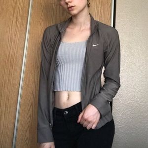 Light Brown Nike Fit Dry Jacket